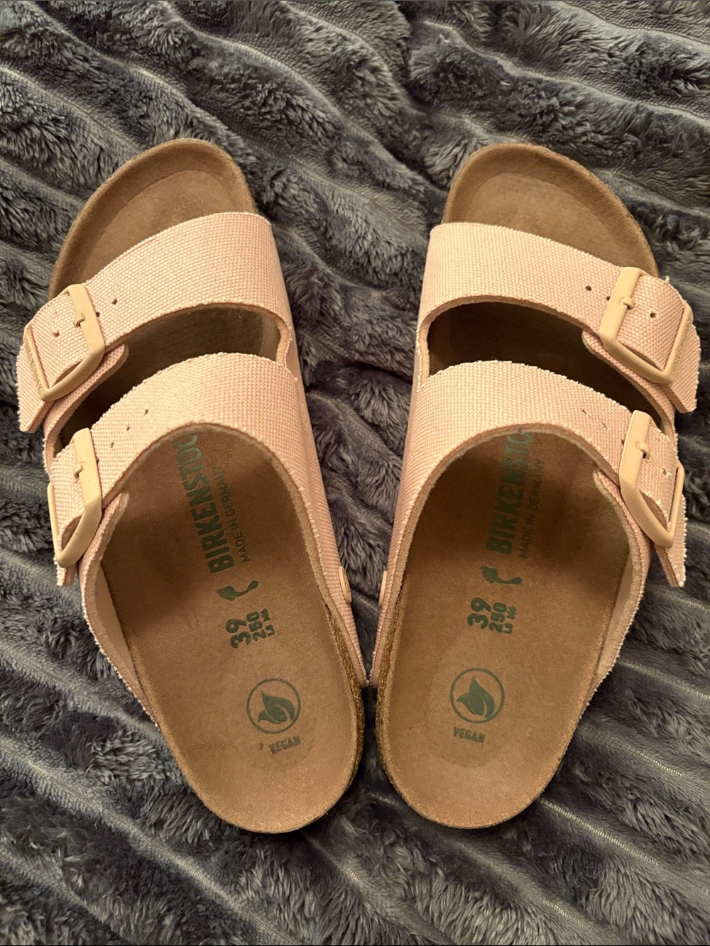 Birkenstock pink Arizona Two-Strap Sandals